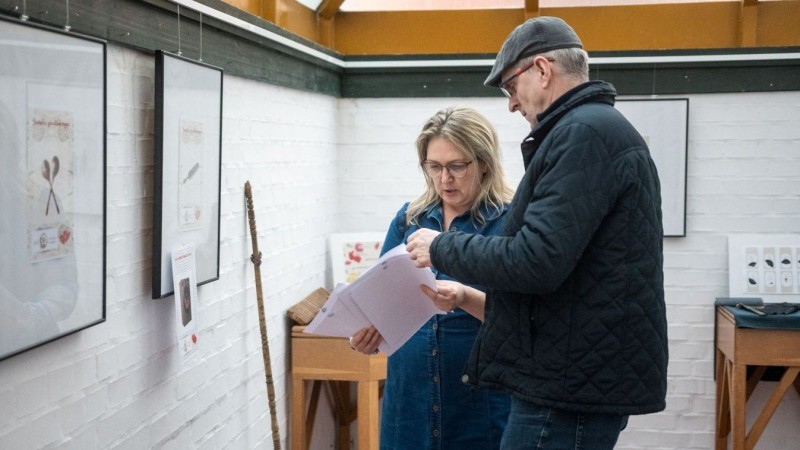 A rendezvényen részt vevő egyik pár, Zsuzsa és Zoltán elmondta, hogy egymás szeretetnyelvének megismerése nem okozott meglepetést, csaknem 30 éve vannak együtt  Fotó: Gyarmati László