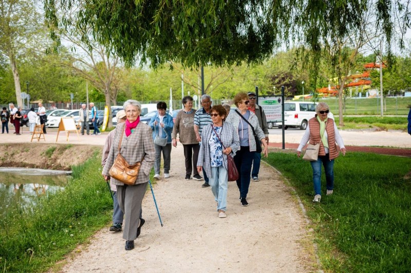 Sokan gyalogoltak Monspart Sarolta emlékére Fotó: Gyarmati László