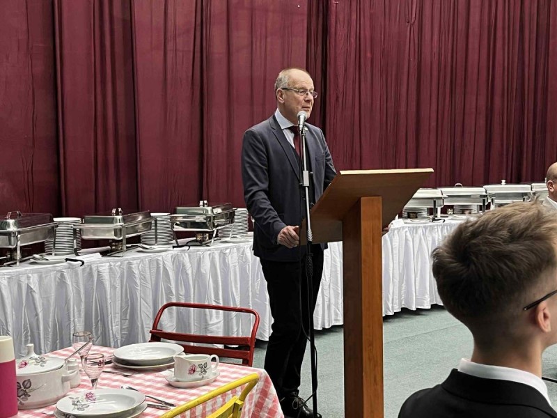 Navracsics Tibor kiemelte: a Széchenyi István Szakképző Iskola negyven éve formálja Tapolca fiataljainak tudását és jövőjét Fotó: Seres Elizabeth / Napló