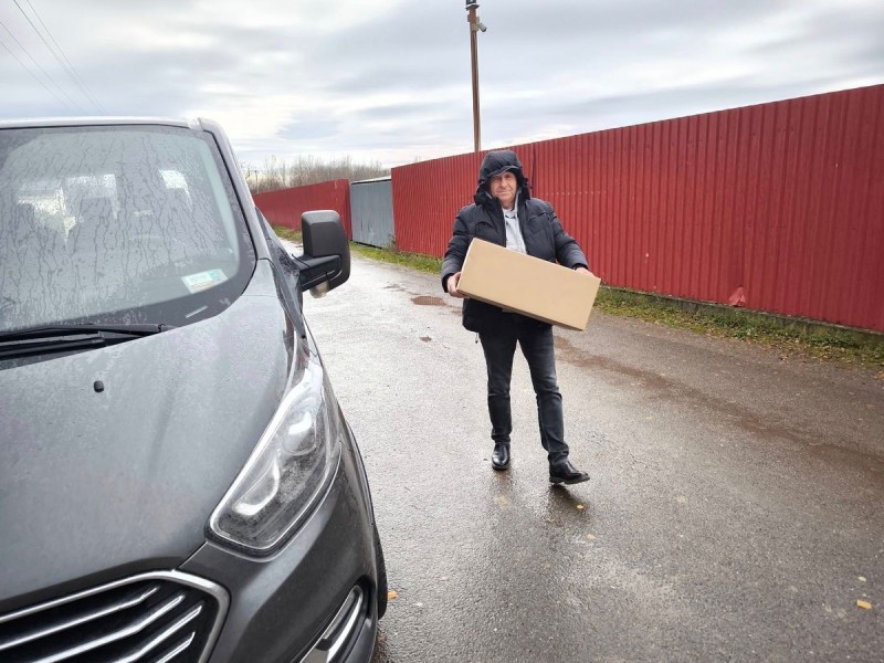 Tapolca adományai révén a város és civil szervezetei idén is támogatják Kárpátalja családjait Fotó: Egységben Tapolczáért Egyesület/Facebook