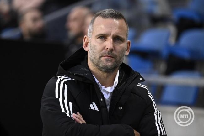 Szélesi Zoltán, a magyar U21-es labdarúgó-válogatott vezetőedzője a labdarúgó U21-es Európa-bajnokság selejtezőjének H csoportjában játszott Magyarország - Törökország mérkőzés előtt az Új Hidegkuti Nándor Stadionban 2025. október 14-én. MTI/Bodnár Boglárka