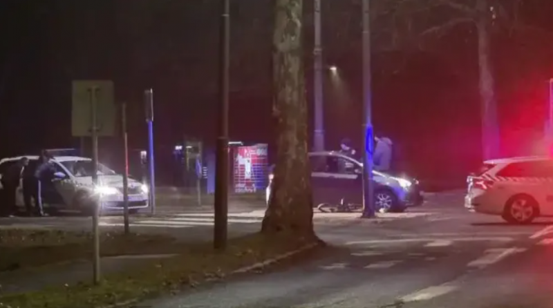 A kerékpáros-gázolást egy szabadnapos mentőápoló is látta, aki kórházba szállította a kislányt Fotó: Facebook/Ajkai Szó