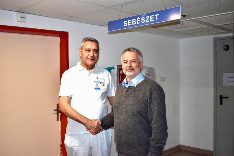 Dr. Berki Csaba vette át az ajkai kórház sebészeti osztályának vezetését április 8-tól Fotó: Ajkai Magyar Imre Kórház /Facebook