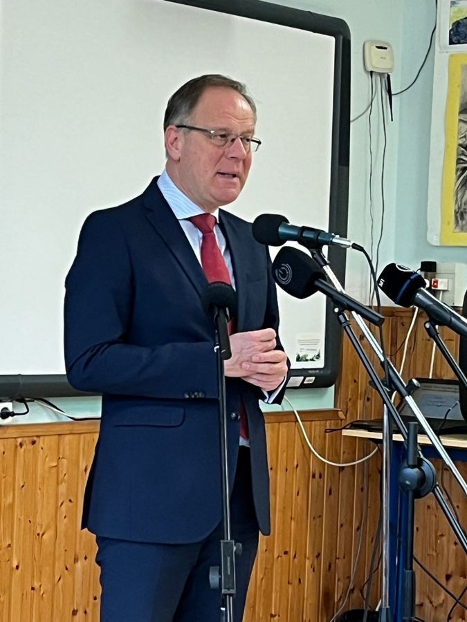 Navracsics Tibor leszögezte, hogy kötelességünk évente emlékezni a holokausztra, ami nemcsak a zsidóság, hanem minden helyi közösség tragédiája volt Fotó: Tóth B. Zsuzsa/Napló